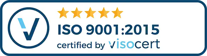 ISO 9001:2015 zertifiziert durch visocert